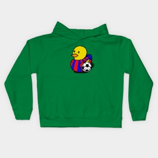 Duckys is a footballer Kids Hoodie